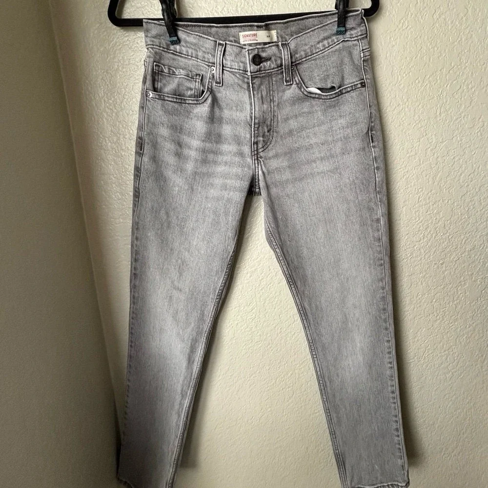 Levi's Men's Gray Slim‎ Signature Levi Strauss 29x30